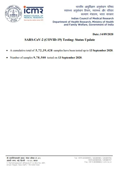 india coronavirus samples tested icmr 